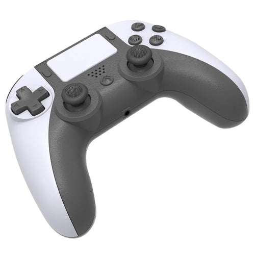 TOPWOLF HS-PS4252 For PS4 Bluetooth-compatible Controller PC Programmable Dual Vibration Gamepad - Black  /  White - 1