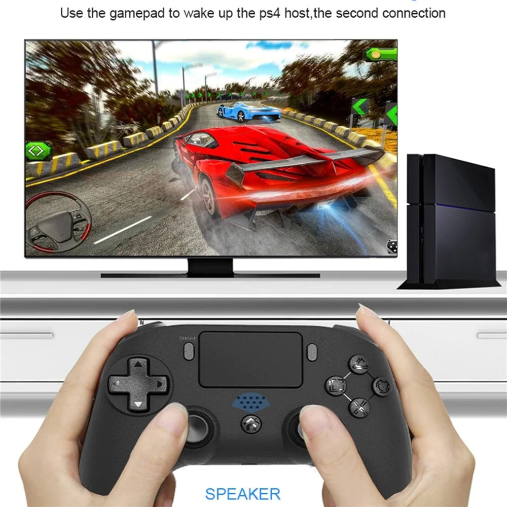 TOPWOLF HS-PS4256 Wireless Controller for PS4 Dual Vibration Programmable Bluetooth-compatible Game Console - 3
