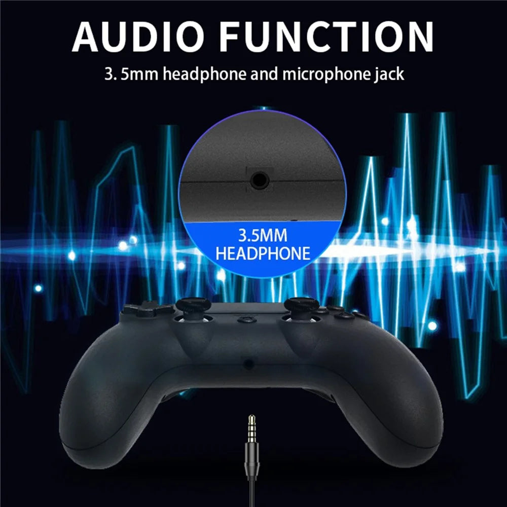 TOPWOLF HS-PS4256 Wireless Controller for PS4 Dual Vibration Programmable Bluetooth-compatible Game Console - 4