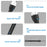 4-In-1 VR Gaming Controller Extension Cover For Meta Quest 3 Auxiliary Tool - Black - 6