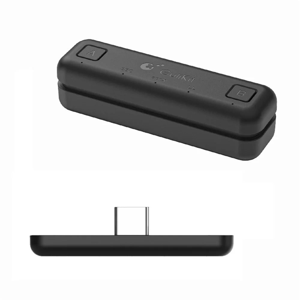 GULIKIT NS07 Route Air Wireless Bluetooth-compatible Audio Adapter for Nintendo Switch - Black - 1