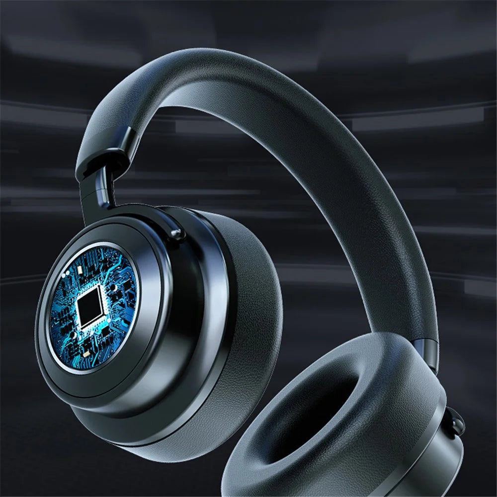 VJ364 ANC Noise Reduction Over-Ear Wireless Headset Bluetooth-compatible Heavy Bass Music Gaming Headphone - Black - 4