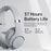 BT048 Active Noise Cancelling Wireless Headphone Bluetooth-compatible Heavy Bass Over-Ear Gaming Music Headset - Grey - 4