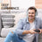 BT048 Active Noise Cancelling Wireless Headphone Bluetooth-compatible Heavy Bass Over-Ear Gaming Music Headset - Grey - 5