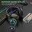 ONIKUMA B100 2.4G Wireless / Bluetooth-compatible 5.3 / Wired Over-ear Headset RGB Light E-sports Gaming Headphone - Black - 3