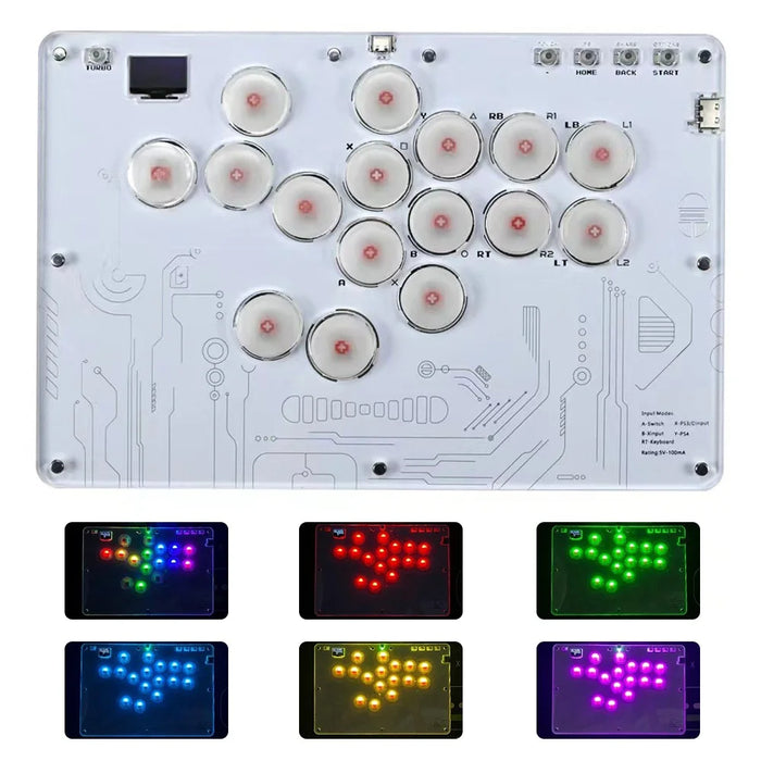 HONSON HS-JOY100 16 Keys All-Button Controller Street Fight Arcade Game Keyboard - 1