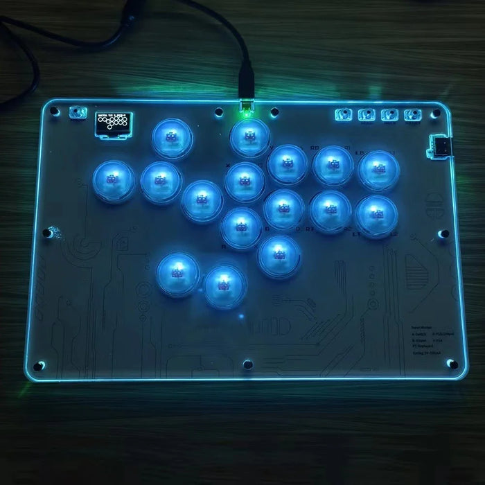 HONSON HS-JOY100 16 Keys All-Button Controller Street Fight Arcade Game Keyboard - 6