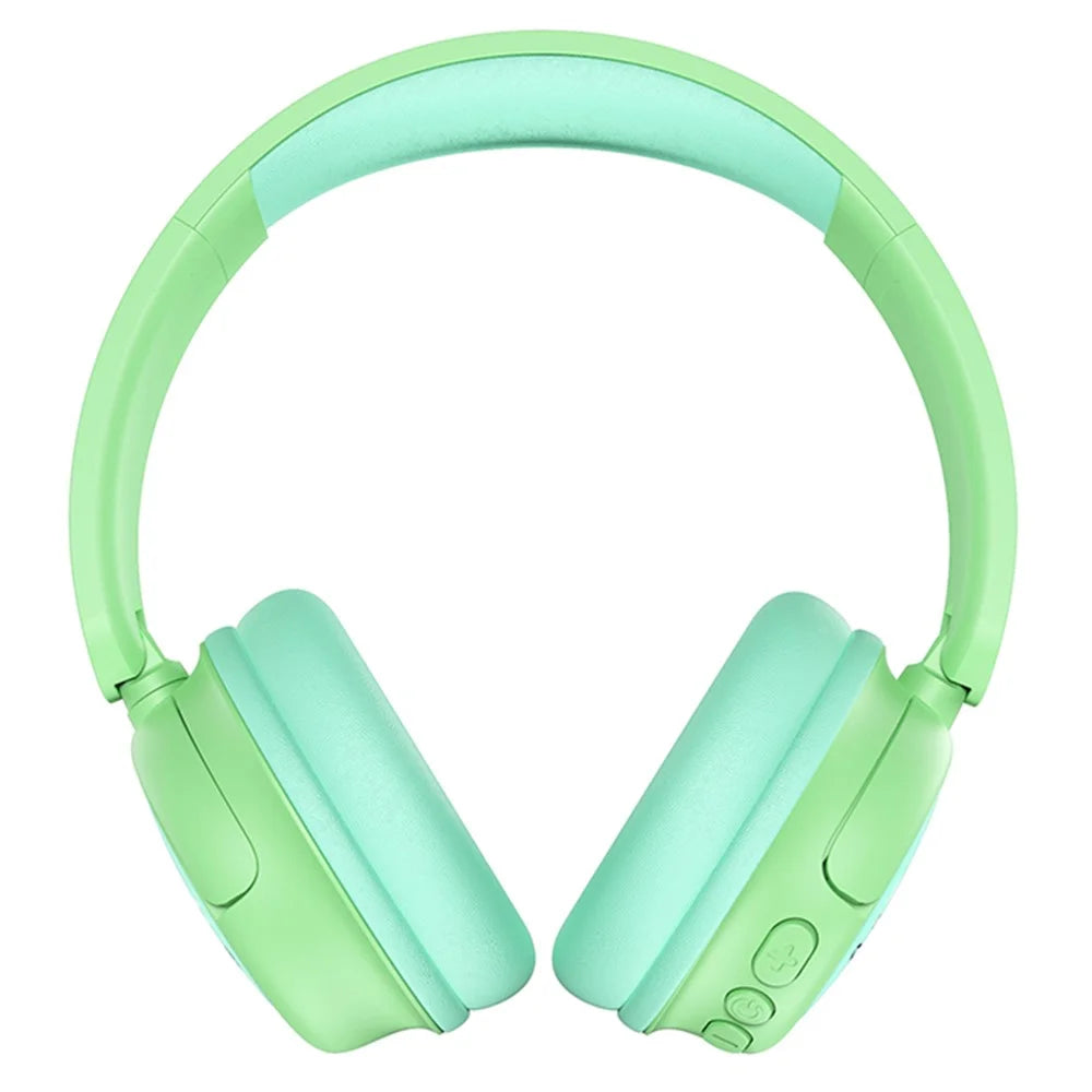 WIWU KTD-2 Kids Over-ear Bluetooth-compatible Headphone Wireless Earphone Children Music Headset - Green - 3