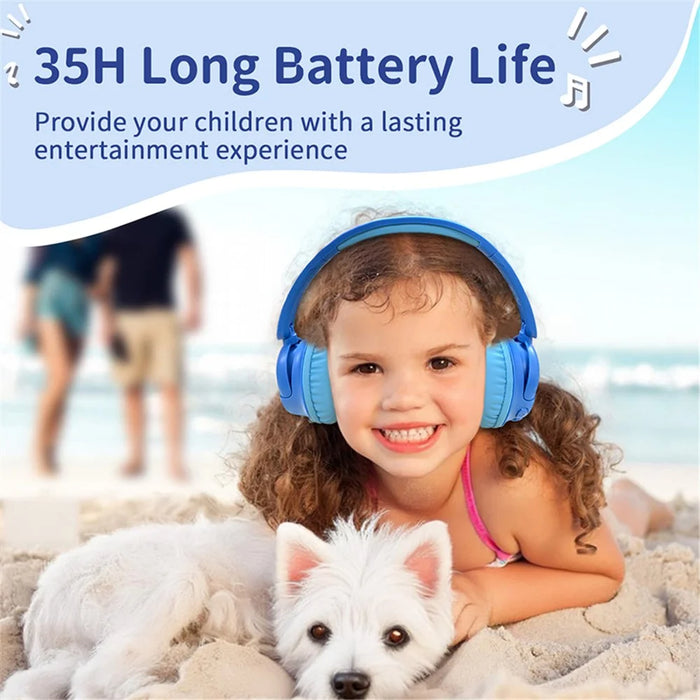 WIWU KTD-2 Kids Over-ear Bluetooth-compatible Headphone Wireless Earphone Children Music Headset - Green - 4