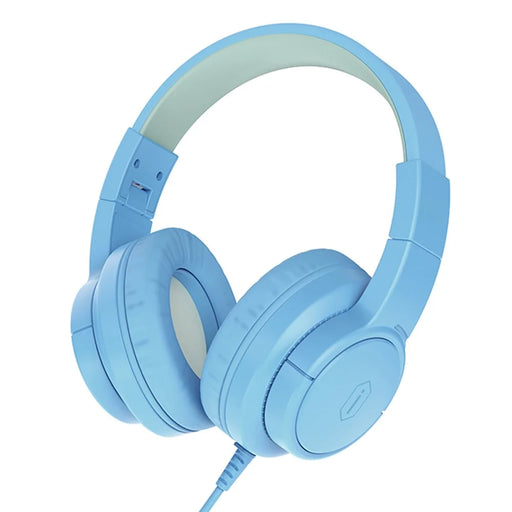 WIWU KTD-01 Foldable Wired Headset Kids Portable Headphone Music Earphone for Children - Blue - 1