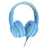 WIWU KTD-01 Foldable Wired Headset Kids Portable Headphone Music Earphone for Children - Blue - 2