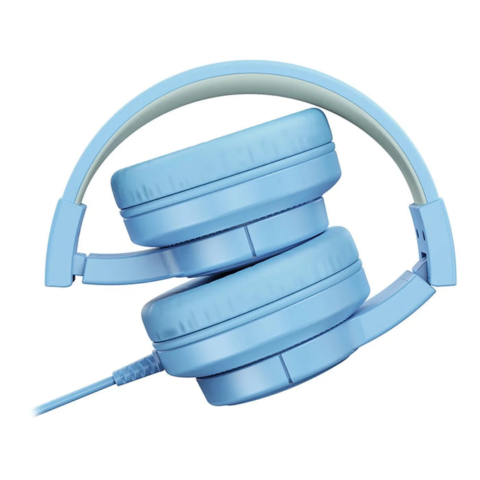 WIWU KTD-01 Foldable Wired Headset Kids Portable Headphone Music Earphone for Children - Blue - 3