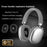P959 Over-Ear Headphone Wireless Bluetooth-compatible Gaming Headset Earphone for iPhone - Silver - 4