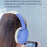 VJE907 Over-Ear Headphone Wireless Bluetooth-compatible Gaming Headset Bass Sound Earphone - Black - 3