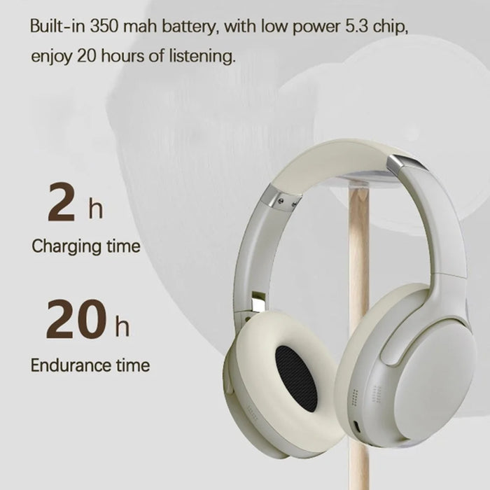 VJE906 Wireless Bluetooth-compatible Gaming Headset Sports Earphone Headphone with Multiple Music Effects - White - 3