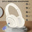 WH-1000XM4 Wireless Over-Ear Headphones with Battery Display Bluetooth-compatible Headset Support TF Card - White - 2