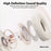 WH-1000XM4 Wireless Over-Ear Headphones with Battery Display Bluetooth-compatible Headset Support TF Card - White - 5