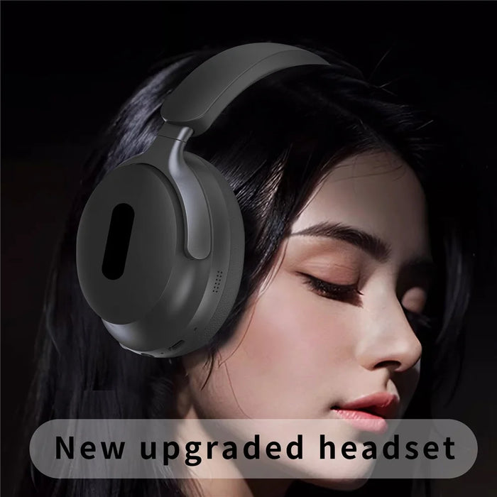 AKZ-25 Bluetooth-compatible 5.3 Over-Ear Headphones 100-Hour Standby Wireless Headset for Cellphone PC Laptop - Black - 3