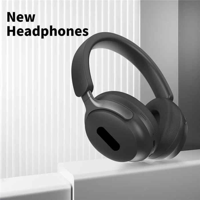 AKZ-25 Bluetooth-compatible 5.3 Over-Ear Headphones 100-Hour Standby Wireless Headset for Cellphone PC Laptop - Black - 4
