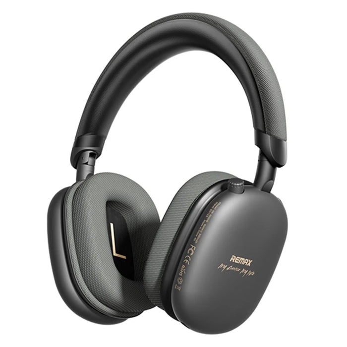 REMAX RB-650HB Wireless Headset Bluetooth-compatible Over-Ear Music Headphone - Black - 1