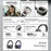 REMAX RB-650HB Wireless Headset Bluetooth-compatible Over-Ear Music Headphone - Black - 2