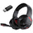 BINNUNE BW01 2.4G / Bluetooth-compatible / Wired Stereo Headphone Over-Ear Gaming Music Headset - Black+Red - 1