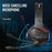 BINNUNE BW01 2.4G / Bluetooth-compatible / Wired Stereo Headphone Over-Ear Gaming Music Headset - Black+Red - 2