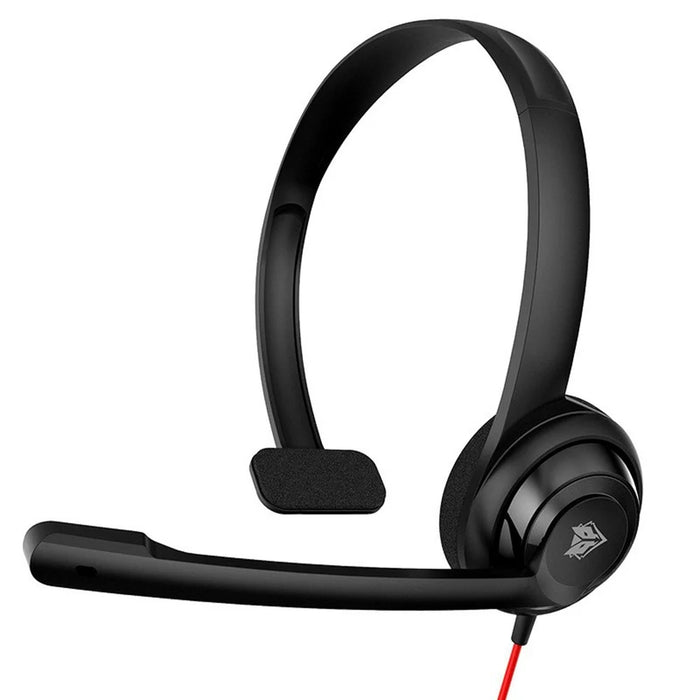 NUBWO HW02 Single Ear USB+3.5mm Wired Headphone Lightweight Office Calls Headset - 2
