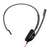 NUBWO HW02 Single Ear USB+3.5mm Wired Headphone Lightweight Office Calls Headset - 3