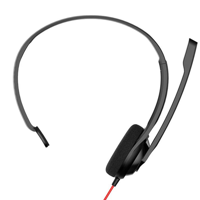 NUBWO HW02 Single Ear USB+3.5mm Wired Headphone Lightweight Office Calls Headset - 3
