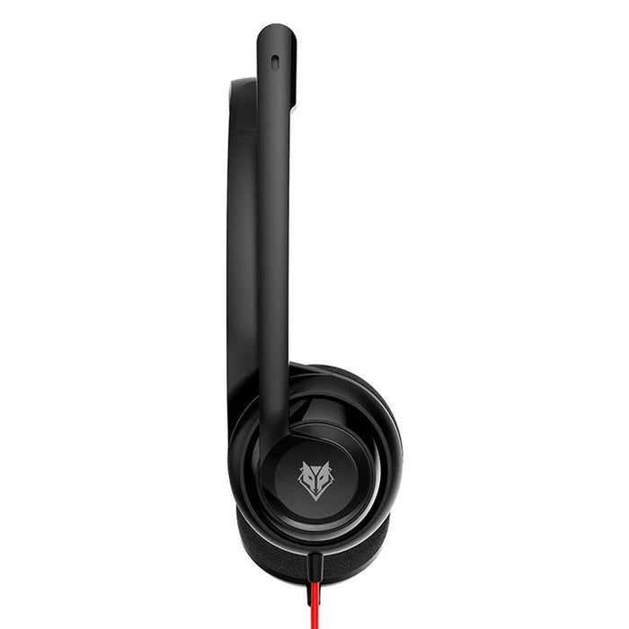 NUBWO HW02 Single Ear USB+3.5mm Wired Headphone Lightweight Office Calls Headset - 5