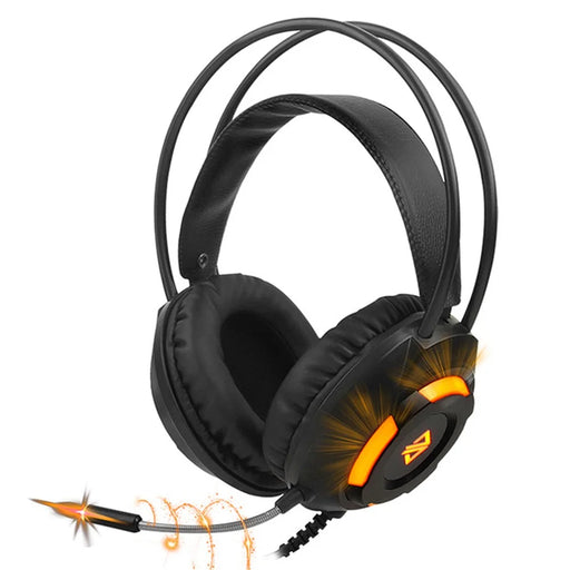 AJAZZ AX120 7.1 Channel Stereo Gaming Headset Noise Cancelling Over Ear Headphones with Mic - Black - 1