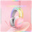 ONIKUMA X33 PC Gaming Headset Wired USB Type-C Over-Ear Headphone with Microphone - Pink - 2