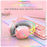 ONIKUMA X33 PC Gaming Headset Wired USB Type-C Over-Ear Headphone with Microphone - Pink - 3