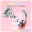 ONIKUMA X33 PC Gaming Headset Wired USB Type-C Over-Ear Headphone with Microphone - Pink - 5