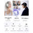 EL-GT3 Bluetooth-compatible Headphones ANC Noise Cancelling Over Ear Wireless Headset with 2.4G Receiver - Purple - 3