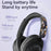 EL-GT3 Bluetooth-compatible Headphones ANC Noise Cancelling Over Ear Wireless Headset with 2.4G Receiver - Purple - 7
