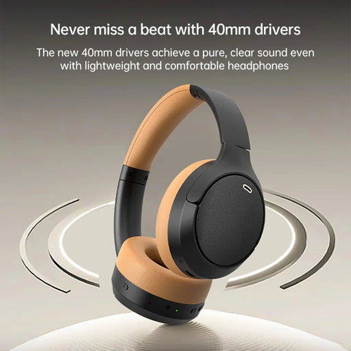 BT056 Noise Cancelling Bluetooth-compatible Headphone ANC Wireless Deep Bass Stereo Over-ear Headset - Black - 2
