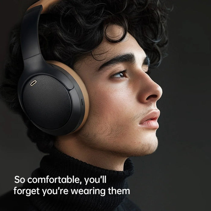 BT056 Noise Cancelling Bluetooth-compatible Headphone ANC Wireless Deep Bass Stereo Over-ear Headset - Black - 3