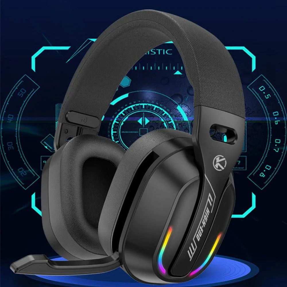 B500 Bluetooth-compatible Headphones Noise Cancelling Low Latency Stereo Gaming Headset - Black - 4