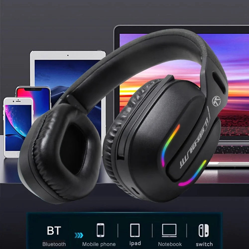 B500 Bluetooth-compatible Headphones Noise Cancelling Low Latency Stereo Gaming Headset - Black - 5