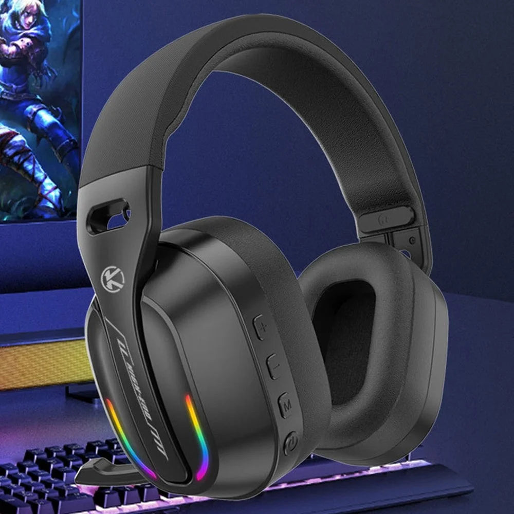 B500 Bluetooth-compatible Headphones Noise Cancelling Low Latency Stereo Gaming Headset - Black - 6