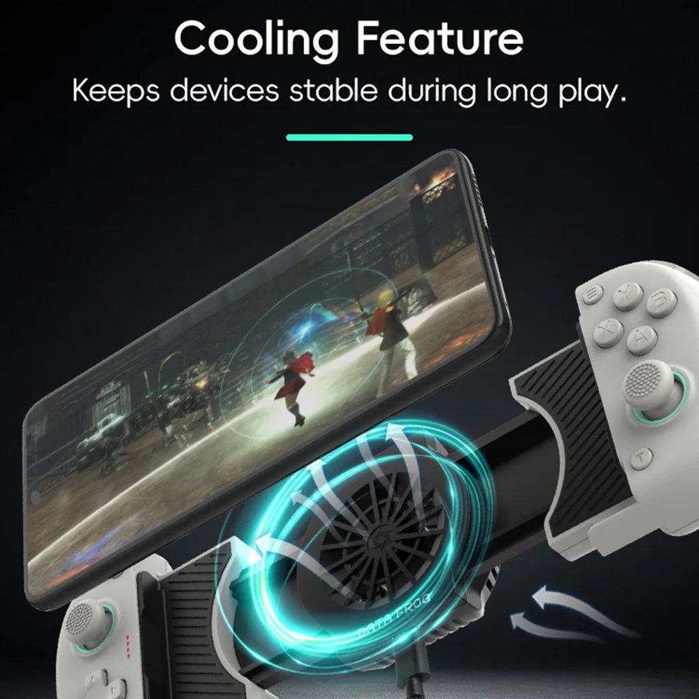 DATA FROG X3 Wireless Bluetooth-Compatible Game Controller with Turbo Function and Cooling Fan for Android / Switch / PC Gaming - 4