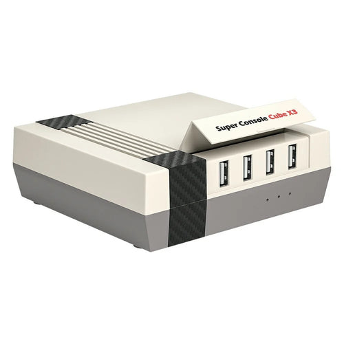 Super Console Cube X3 Three Systems Retro Gaming Console HD TV Box Built In 100000 Games with Gamepad, 64G Storage - 1