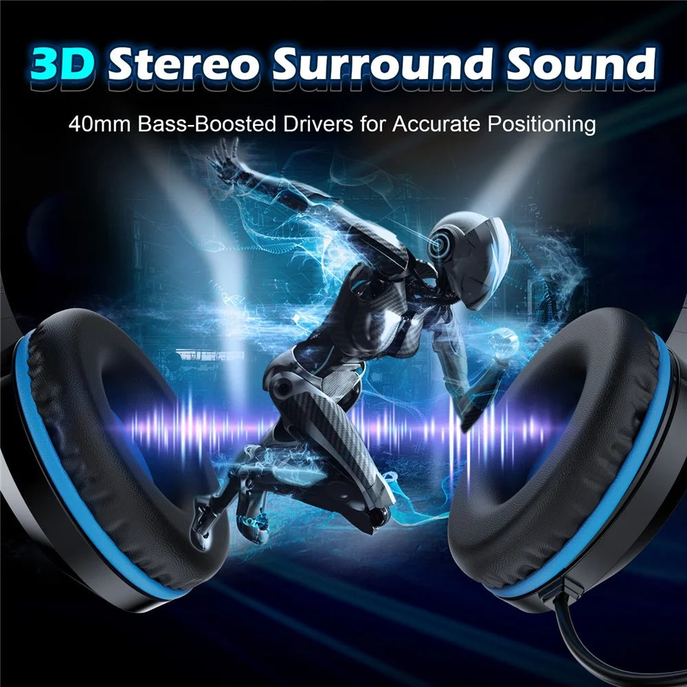 MASACEGON H10 Wireless Headset Bluetooth-Compatible 2.4G Gaming Headphones with Mic for PC / PS4 / Xbox / Nintendo Switch - 5