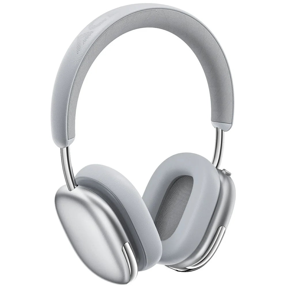 ACEFAST H9 Active Noise Cancelling Headphones Wireless Over-Ear Headsetwith Multi-Function Button - Silver - 1