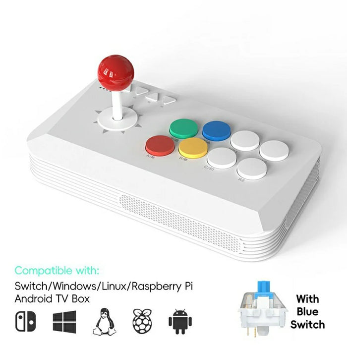 DATA FROG Y5A Fighting Game Joystick Controller Wired / 2.4G Wireless / Bluetooth-Compatible Arcade Game Station - 3