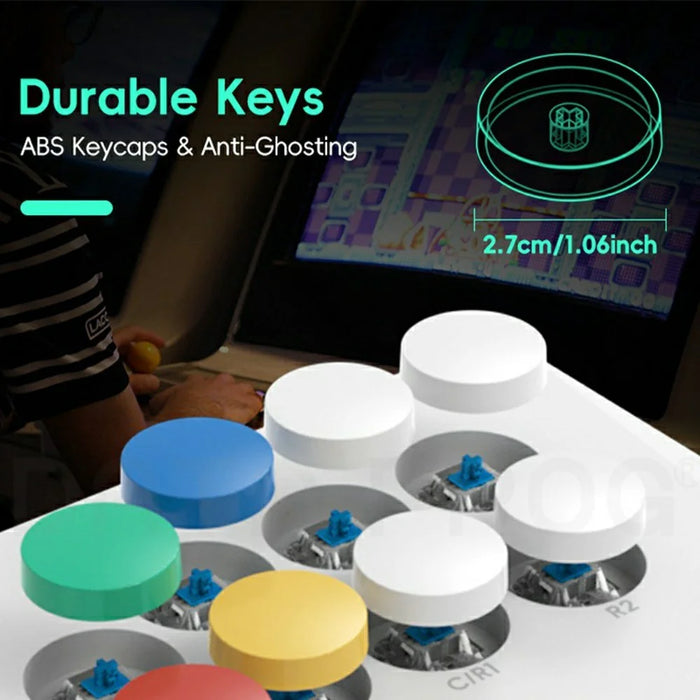 DATA FROG Y5A Fighting Game Joystick Controller Wired / 2.4G Wireless / Bluetooth-Compatible Arcade Game Station - 5