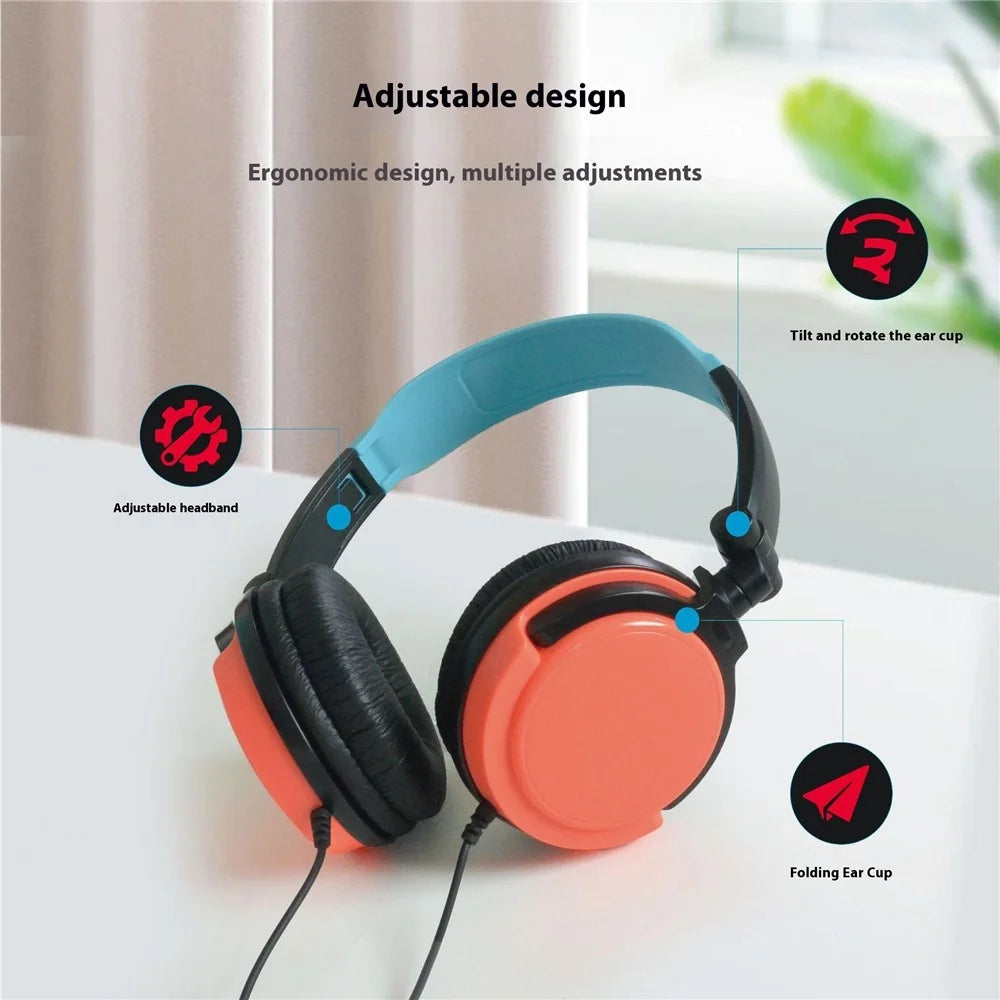 PGTECH GP-379 For PS5 / Nintendo Switch OLED / XBOX / PC Gaming Headset Wired Headphone with Microphone - 2