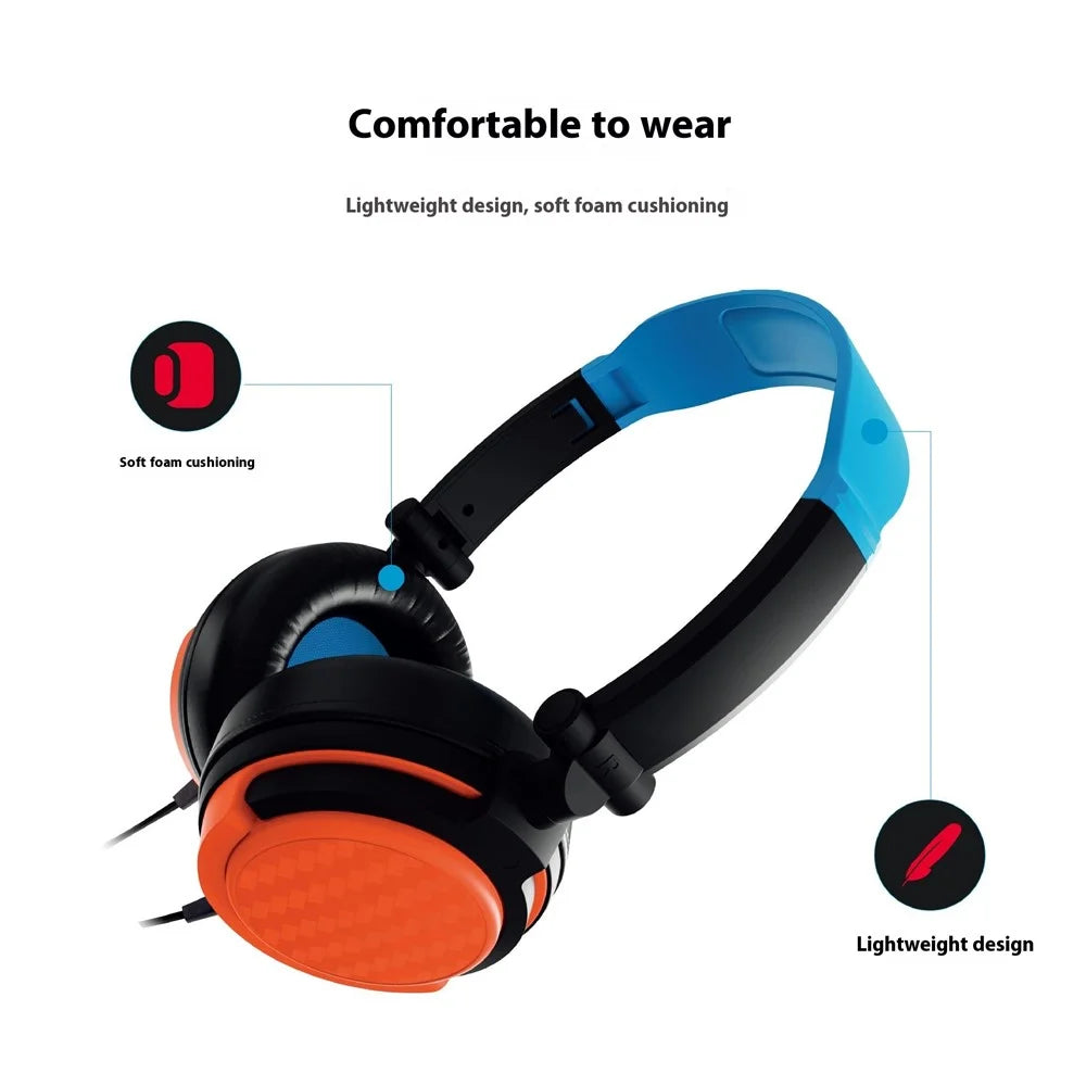 PGTECH GP-379 For PS5 / Nintendo Switch OLED / XBOX / PC Gaming Headset Wired Headphone with Microphone - 3